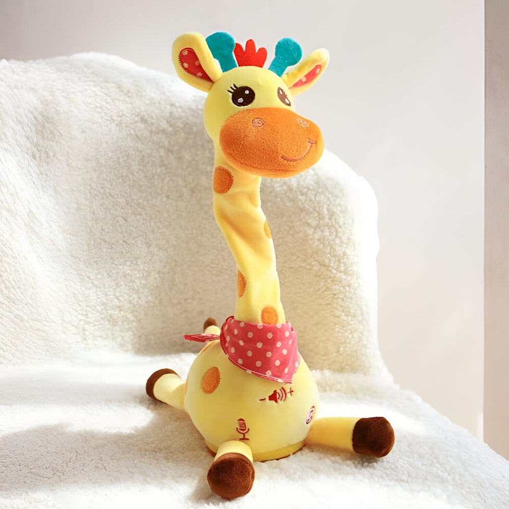 Juguete interactivo de peluche de jirafa que canta - Compañero musical para niños