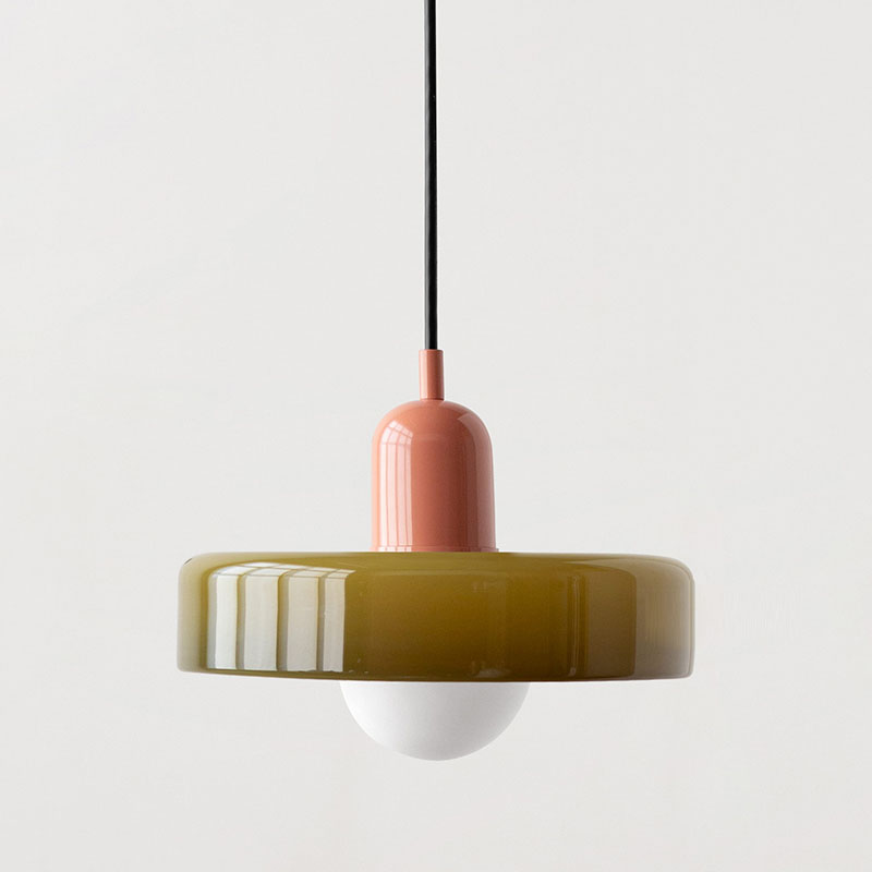 Lámpara Colgante de Cristal de Diseño Bauhaus – Artística, Moderna y Atemporal