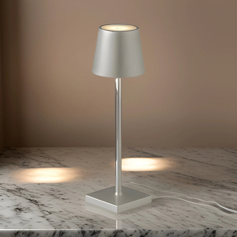 Lámpara de mesa inalámbrica y recargable - Elegante LED para interior y exterior