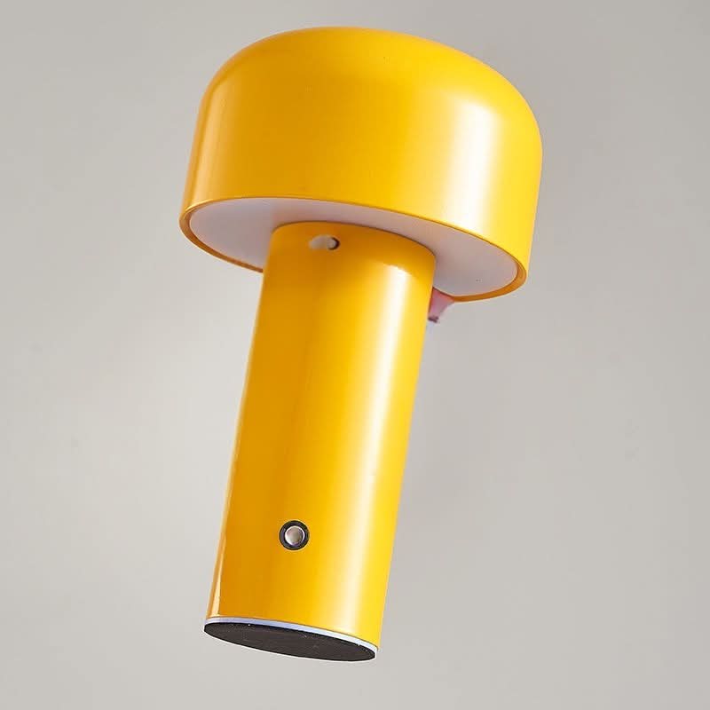 Lámpara de mesa LED inalámbrica regulable en forma de hongo de estilo italiano