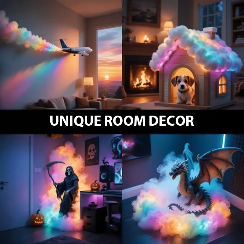 Lámpara de mesa luminosa con forma de nube