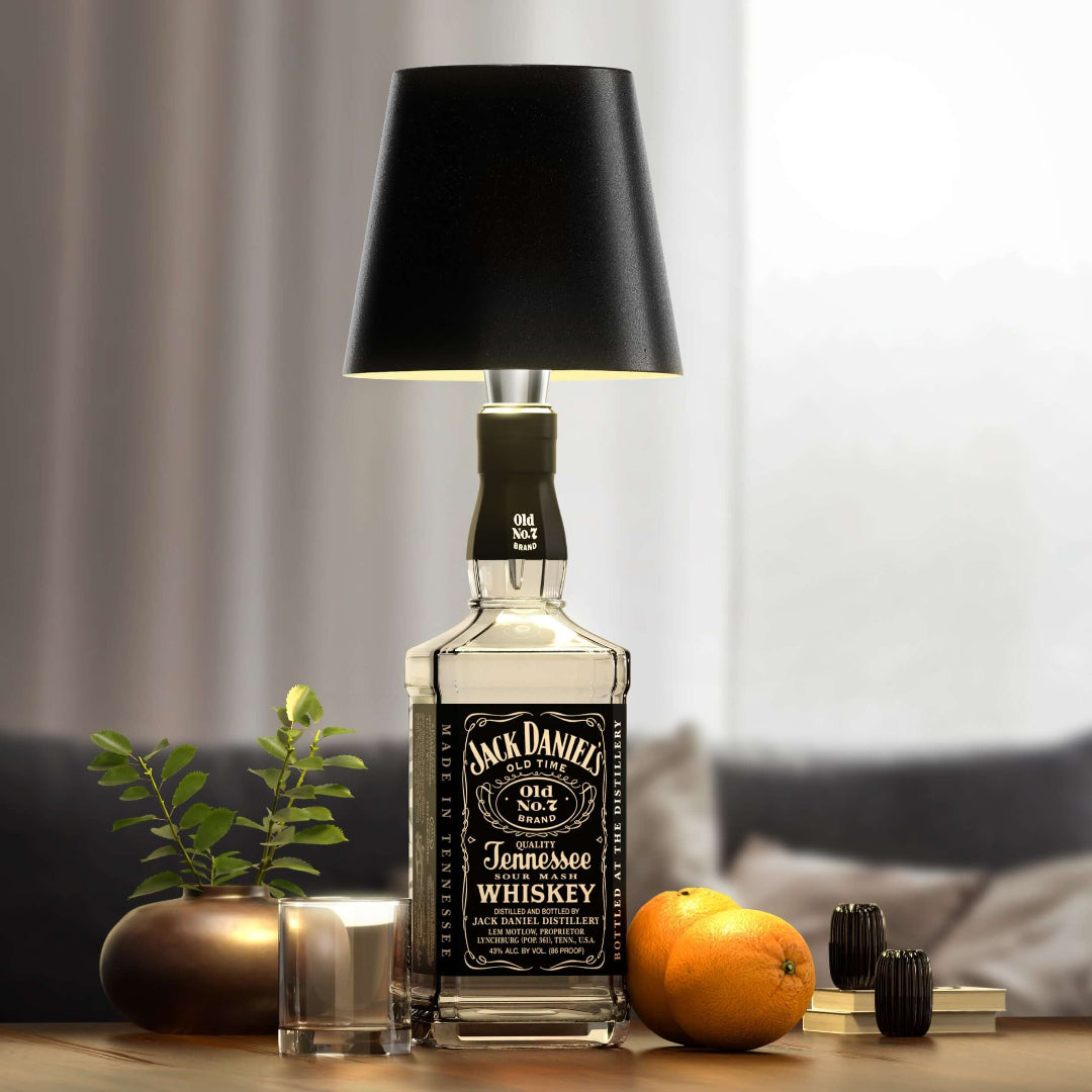 Lámpara LED sostenible para botellas