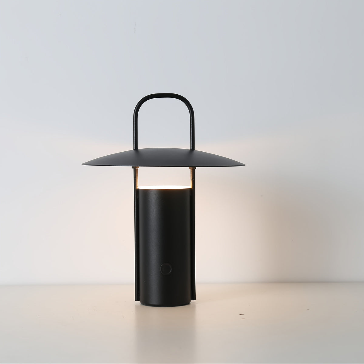 Lámpara LED táctil inalámbrica | Lámpara de mesa de metal recargable por USB