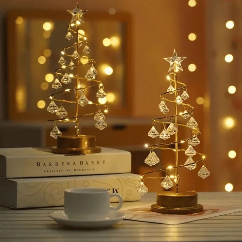 Lámpara navideña decorativa con luz cálida