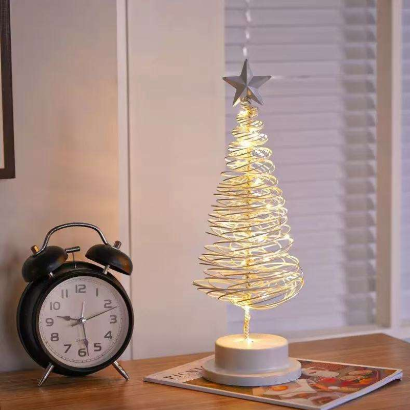 Lámpara navideña decorativa con luz cálida