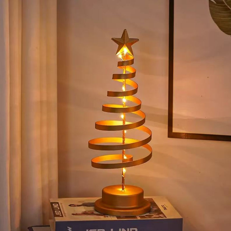 Lámpara navideña decorativa con luz cálida