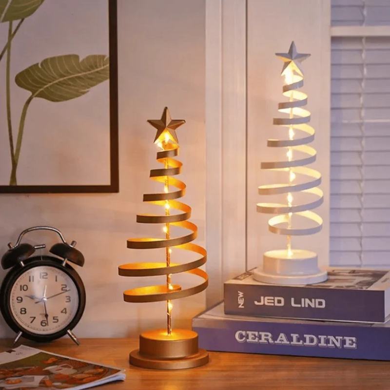 Lámpara navideña decorativa con luz cálida