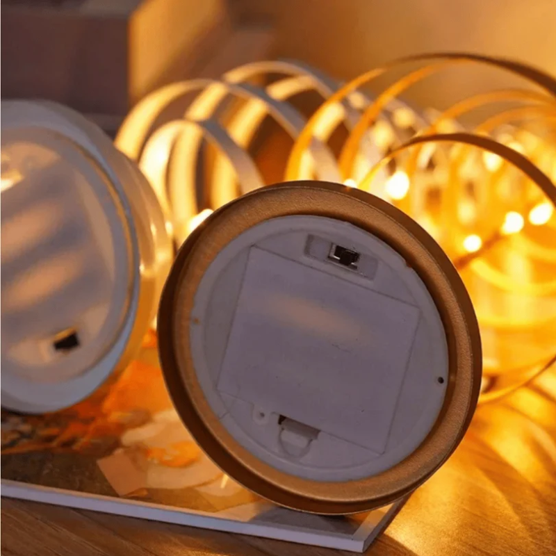 Lámpara navideña decorativa con luz cálida