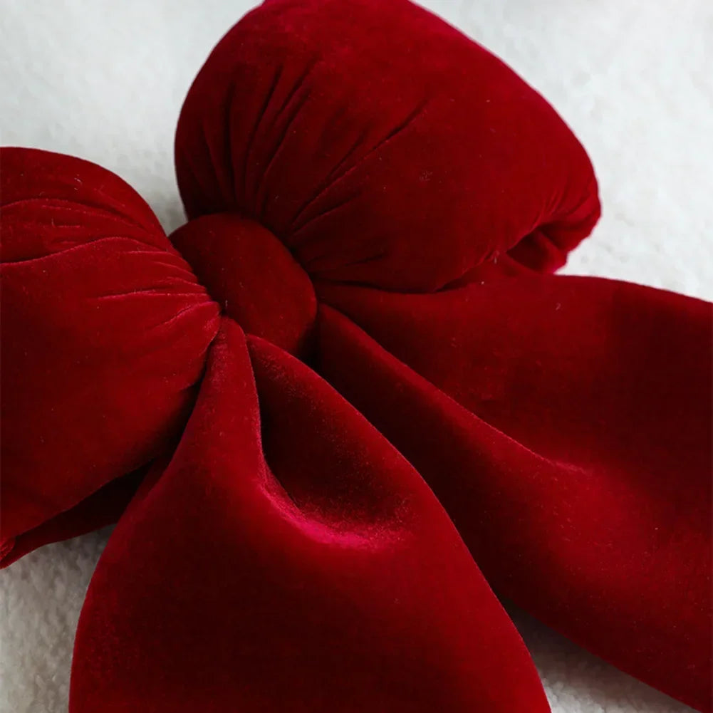 Lazo rojo de terciopelo