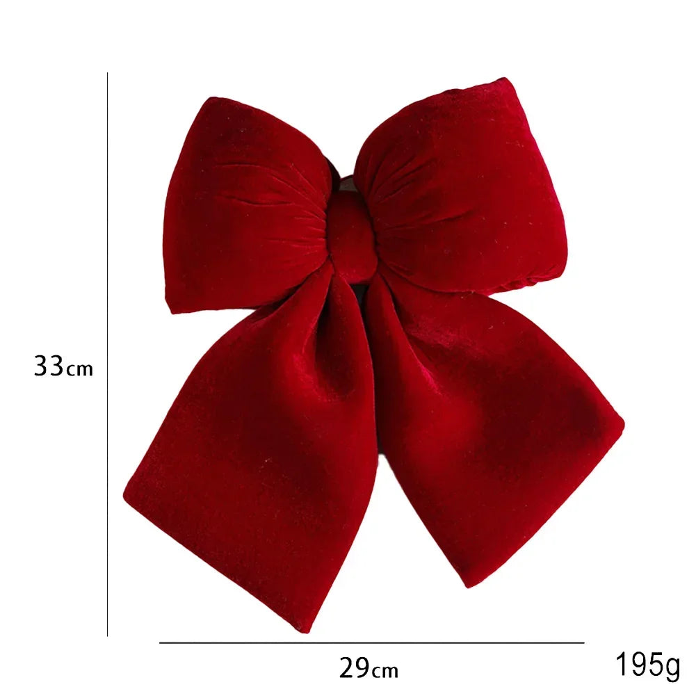 Lazo rojo de terciopelo