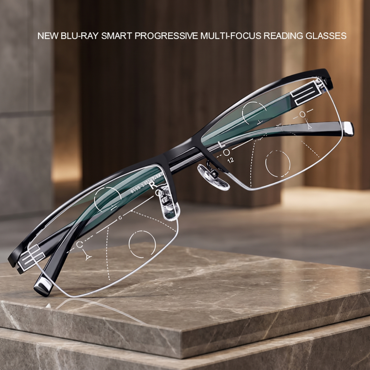 Lentes Graduadas Multifocales con Ajuste Inteligente de Luz para Mayor Claridad