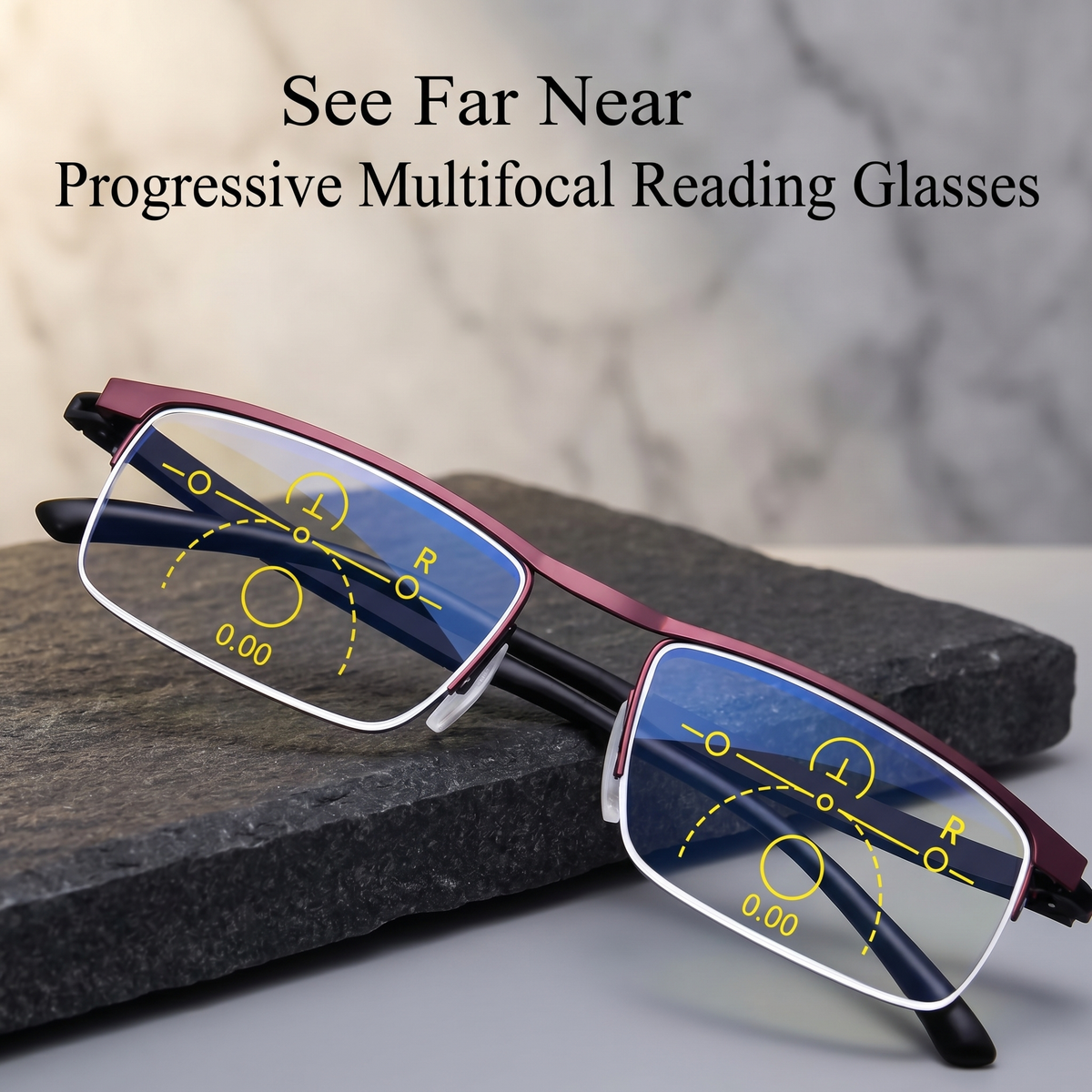 Lentes Graduadas Multifocales con Ajuste Inteligente de Luz para Mayor Claridad