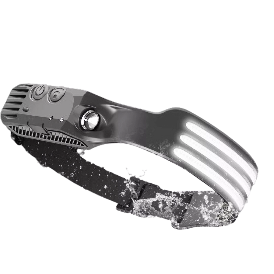 Linterna frontal LED X3: linterna de cabeza recargable e impermeable para correr, hacer senderismo y aventuras al aire libre