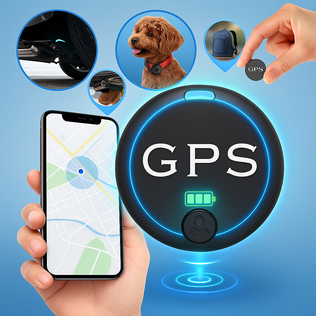 Localizador GPS magnético para coches y mascotas