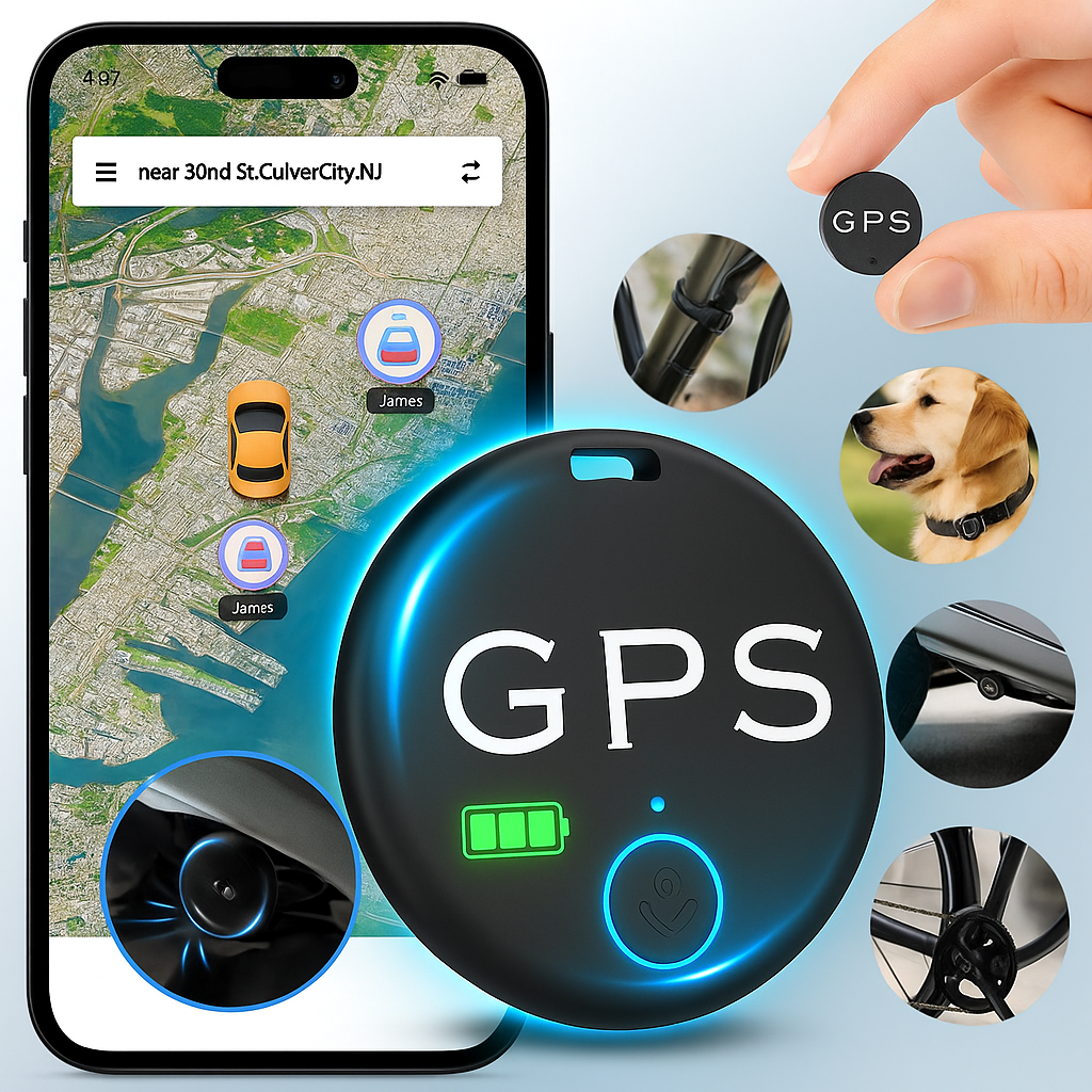 Localizador GPS magnético para coches y mascotas