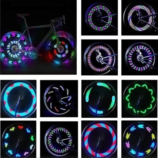 Luces LED 3D para radios de bicicleta
