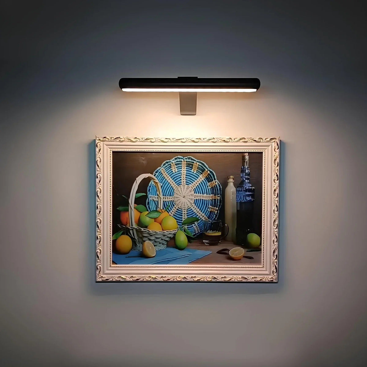 Luz LED inalámbrica para cuadros: aplique de pared recargable con mando a distancia e intensidad regulable