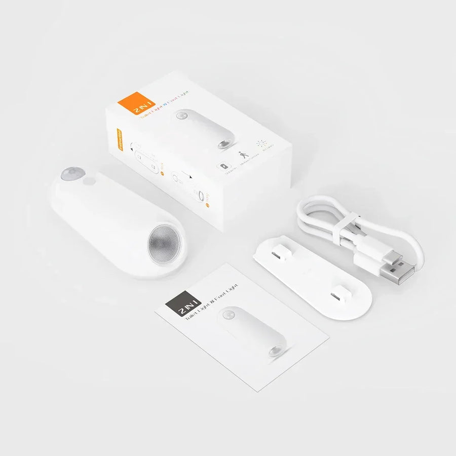 Luz nocturna para inodoro activada por movimiento con colores RGB, recargable y resistente al agua IPX3