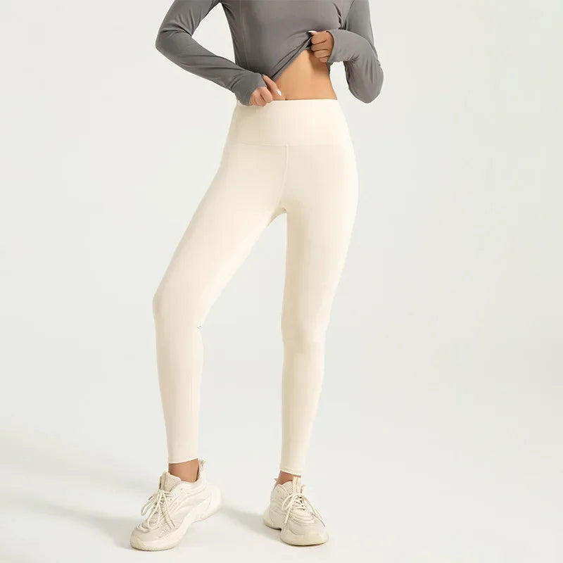 Mallas deportivas sin costuras para mujer de talle alto con efecto push-up para yoga y fitness