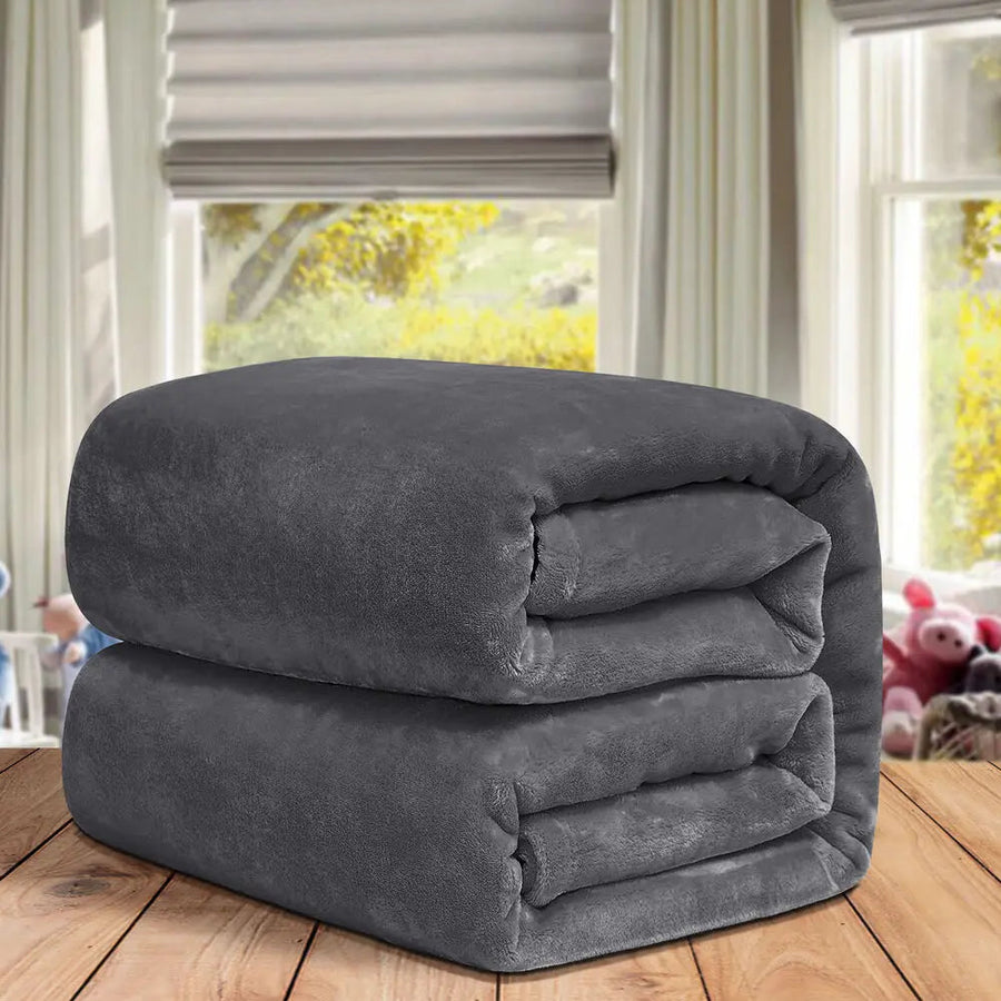 Manta suave de forro polar - Manta cálida para noches frías - Ideal para relajarse