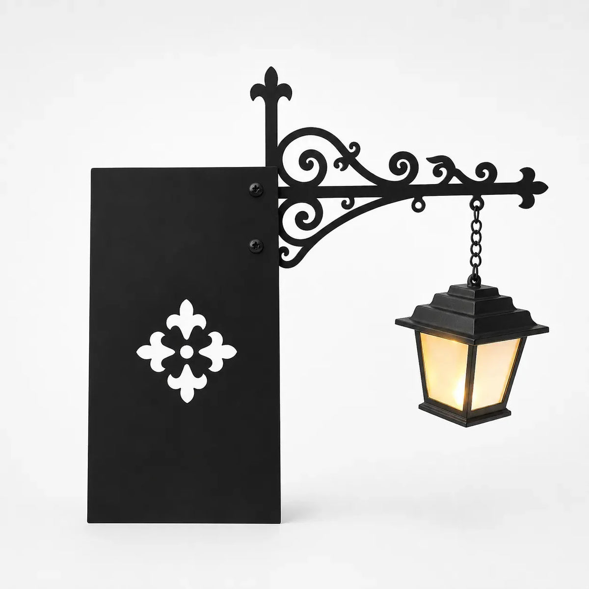 Mini farol colgante para estantería con luz LED cálida