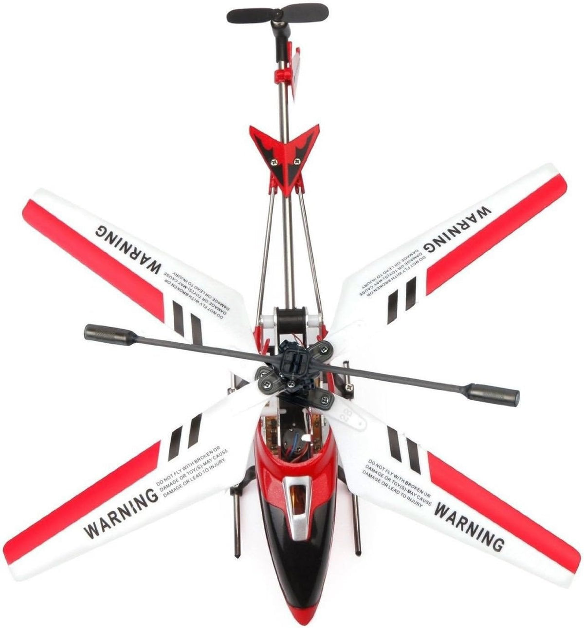 Mini Helicóptero Teledirigido Irrompible con Giroscopio - Rojo