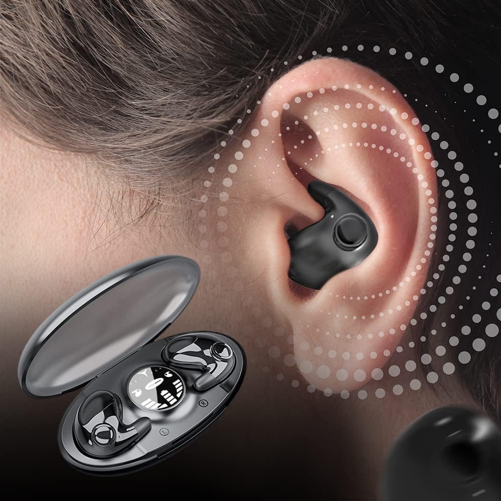 Miniauriculares inalámbricos para dormir con cancelación de ruido y batería de larga duración