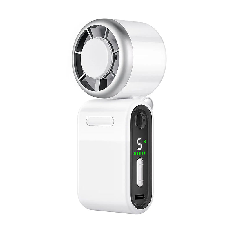 Miniventilador turbo de mano plegable
