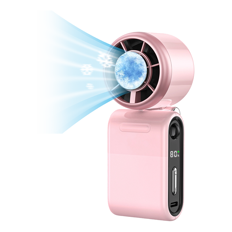 Miniventilador turbo de mano plegable