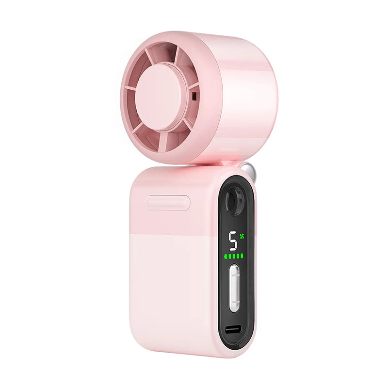 Miniventilador turbo de mano plegable