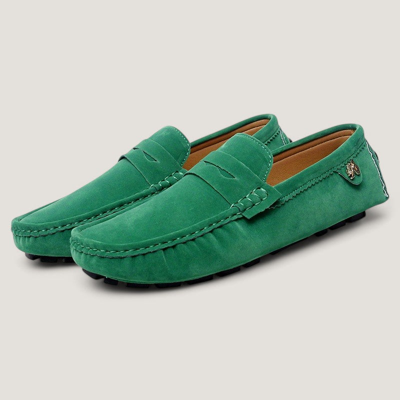 Mocasines casuales para hombre con suela de goma