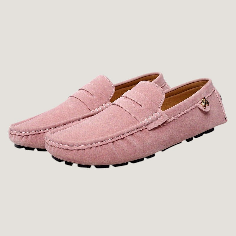 Mocasines casuales para hombre con suela de goma