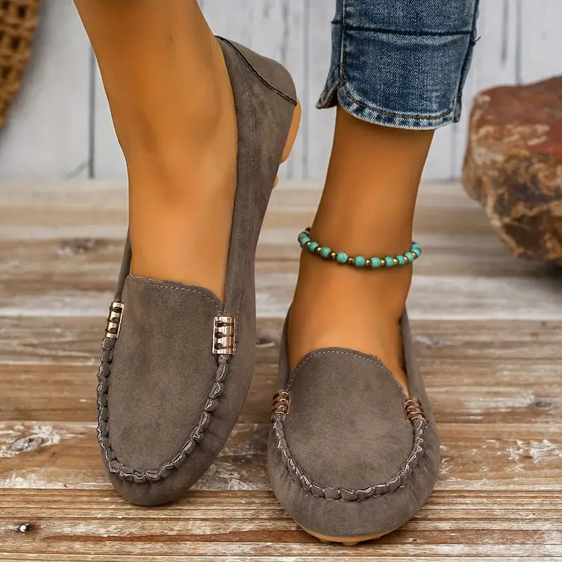 Mocasines casuales sin cordones para mujer – Transpirables y elegantes
