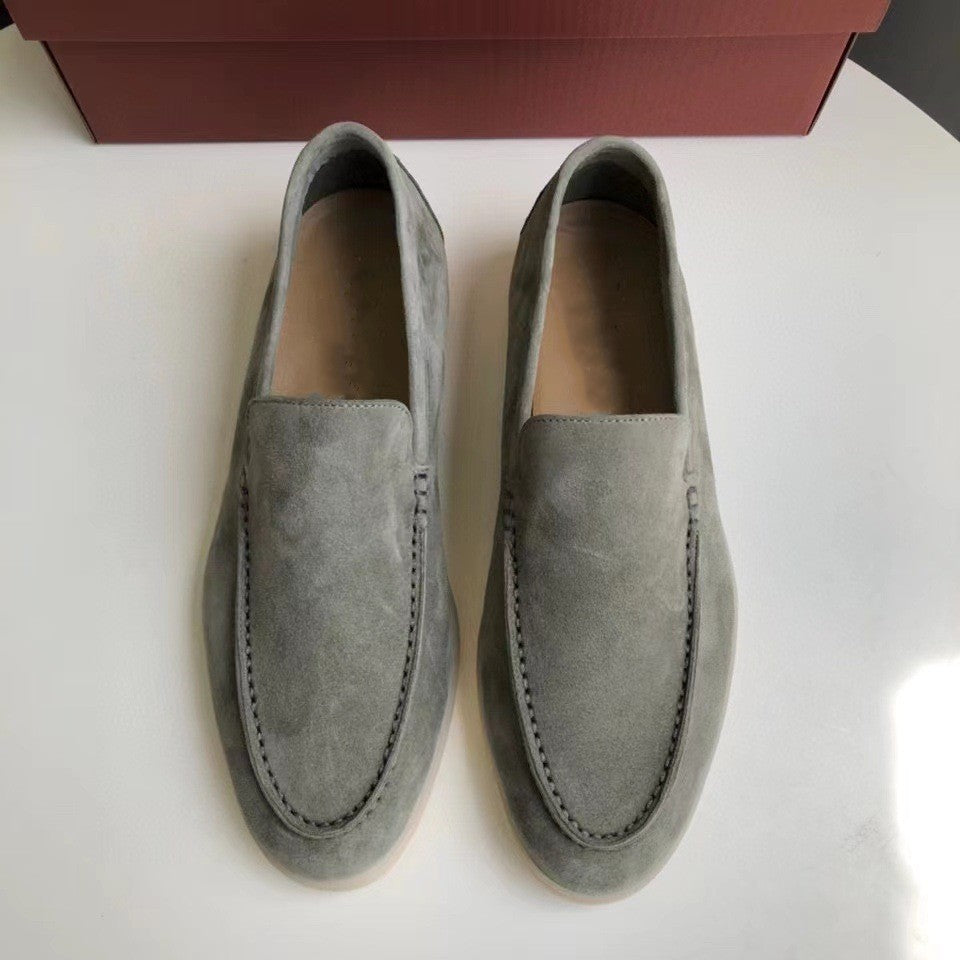 Mocasines clásicos de ante para hombre - Edición de otoño