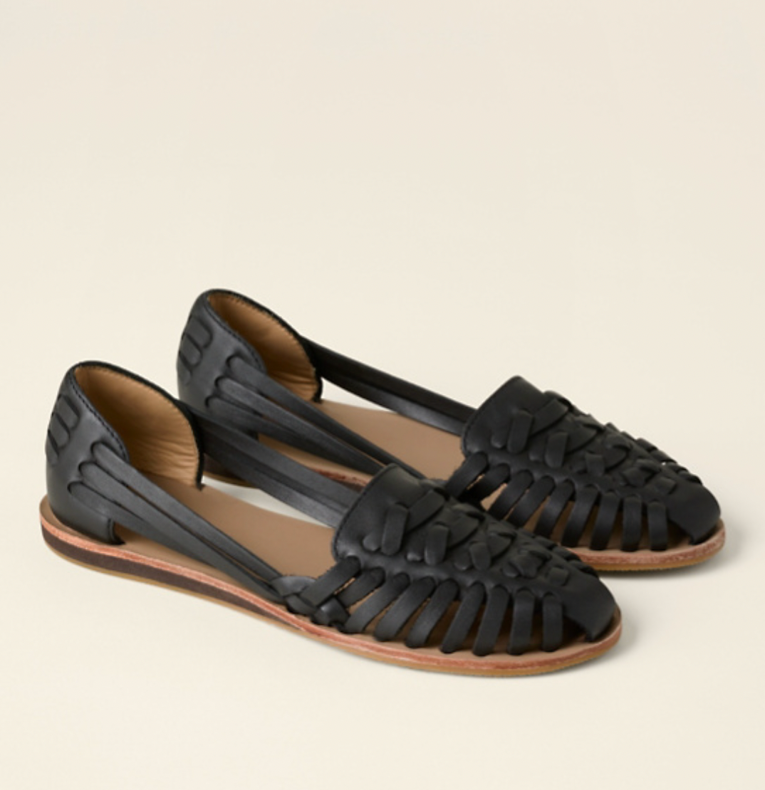 Mocasines tejidos para mujer