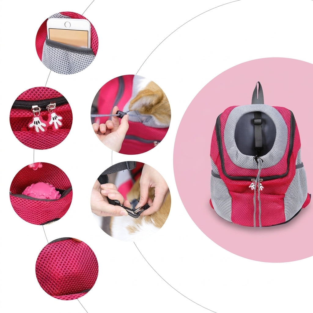 Mochila de transporte para mascotas