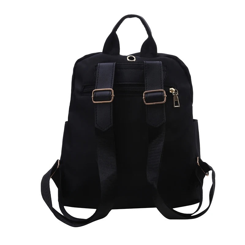 Mochila de viaje elegante en cuero PU para mujer