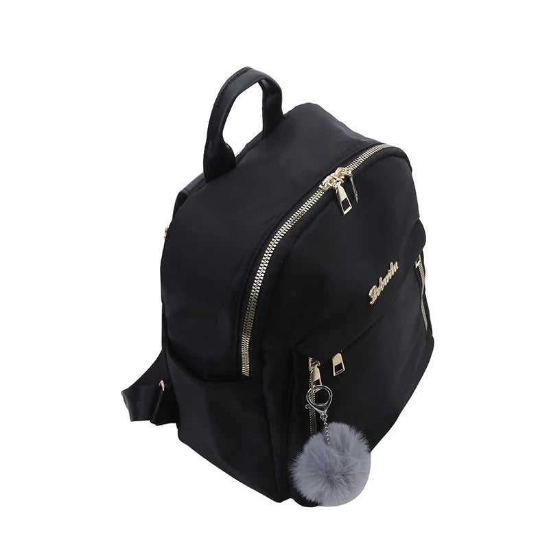 Mochila de viaje elegante en cuero PU para mujer