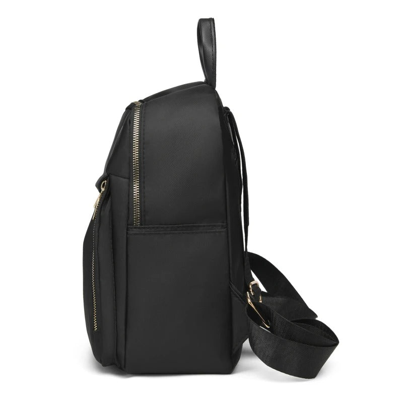 Mochila de viaje elegante en cuero PU para mujer