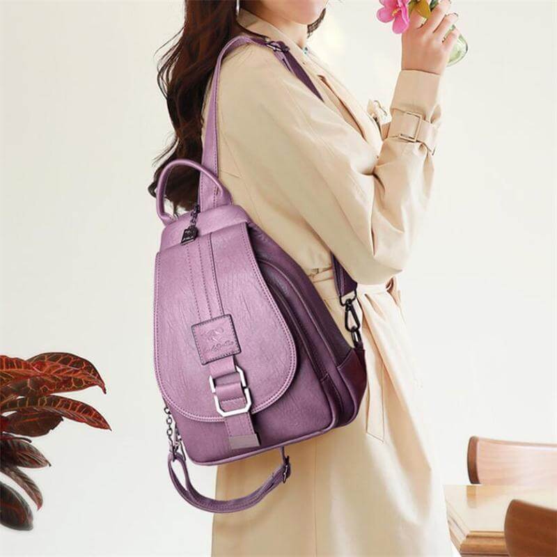 Mochila elegante para mujer: impermeable y antirrobo