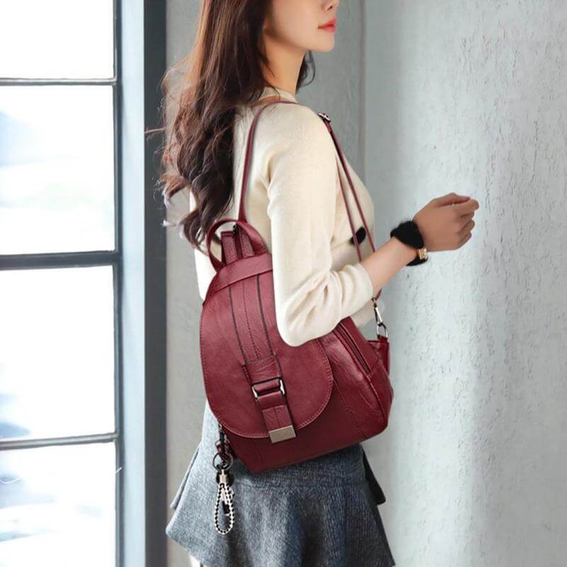 Mochila elegante para mujer: impermeable y antirrobo