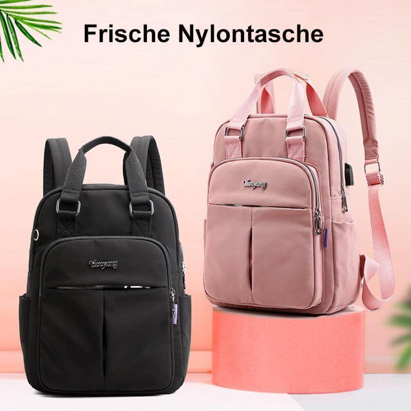 Mochila multifuncional e impermeable unisex con puerto USB