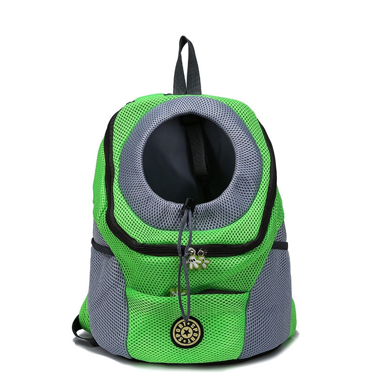 Mochila transportadora transpirable para perros