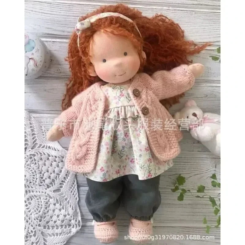 Muñeca de peluche hecha a mano - Juguete Waldorf Emma
