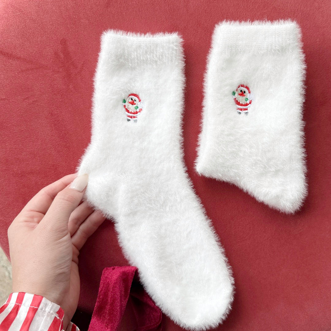 Pack de calcetines navideños de felpa suave