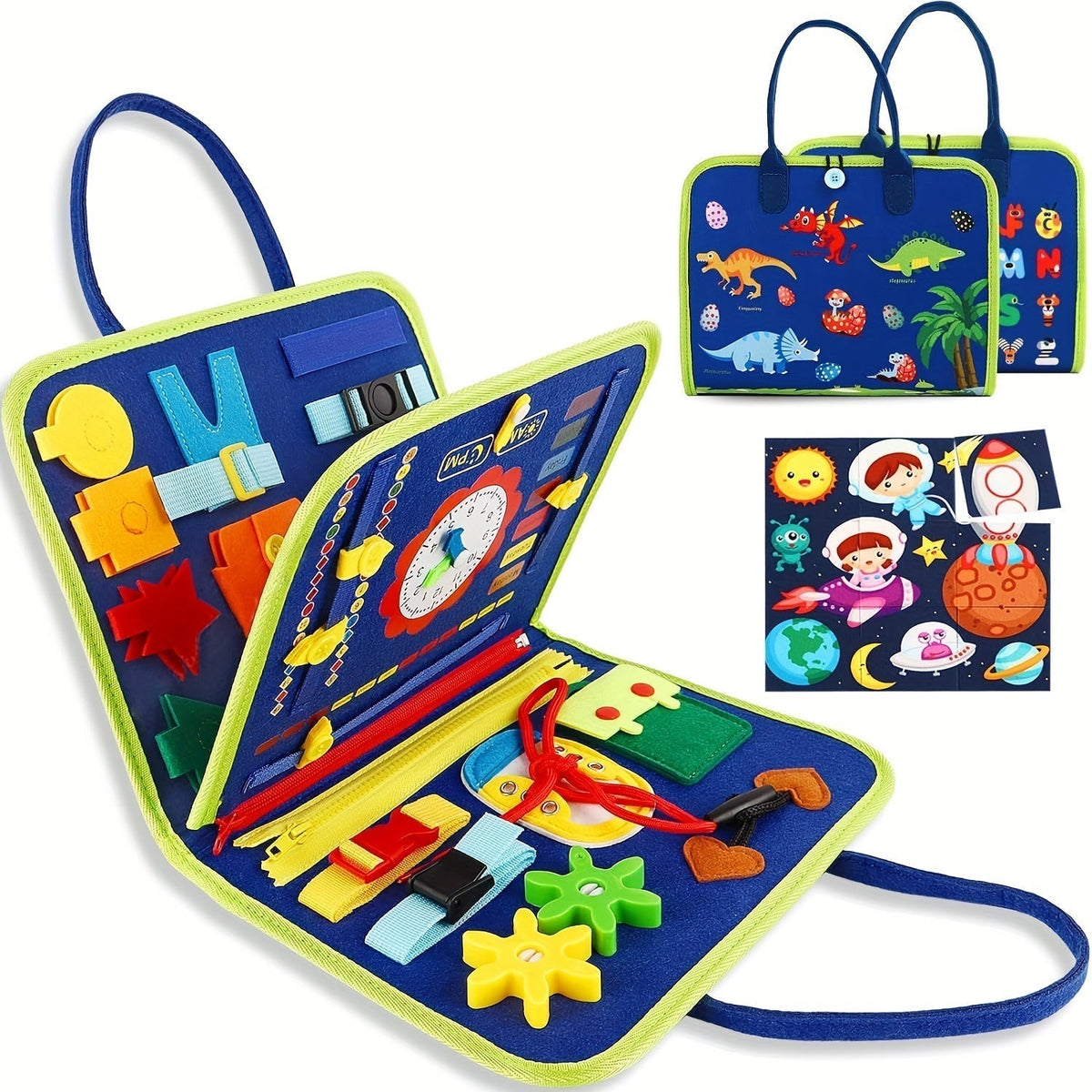 Panel sensorial 25 en 1 - Juguete educativo para niños pequeños