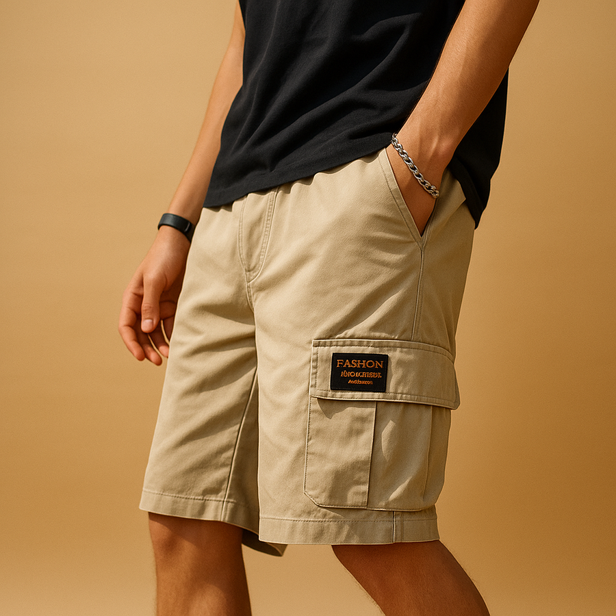 Pantalón corto cargo para hombre de secado rápido