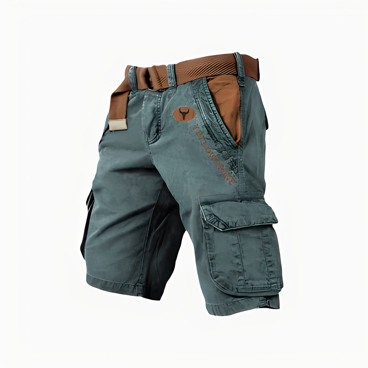 Pantalón Corto Cargo para Hombre – Diseño Ergonómico, Máxima Comodidad y Detalles Funcionales