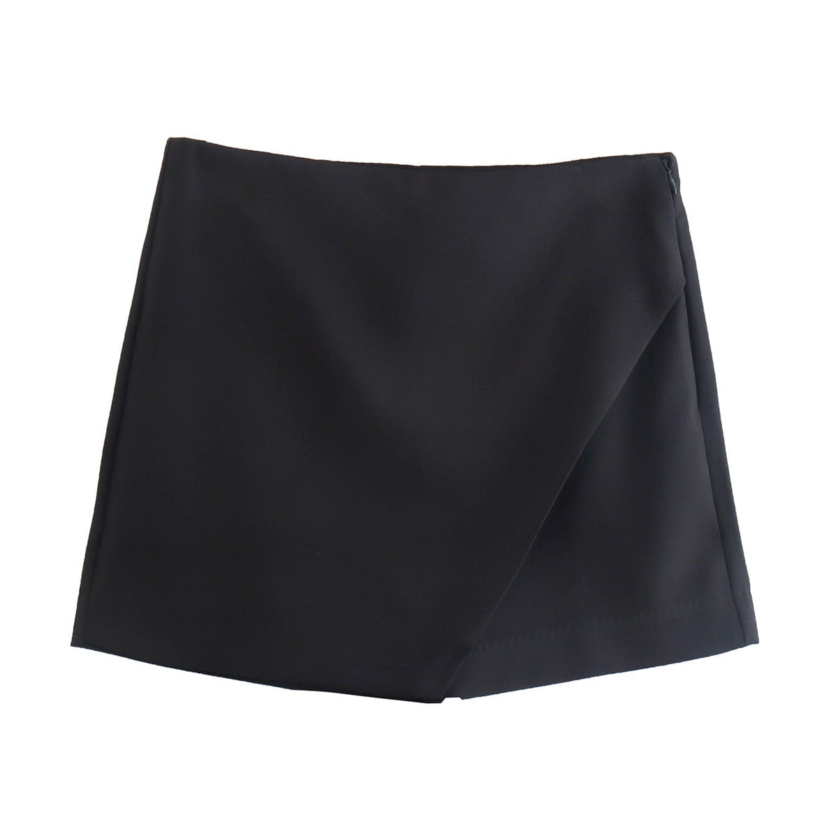 Pantalón corto elegante de tiro alto y corte ajustado para mujer
