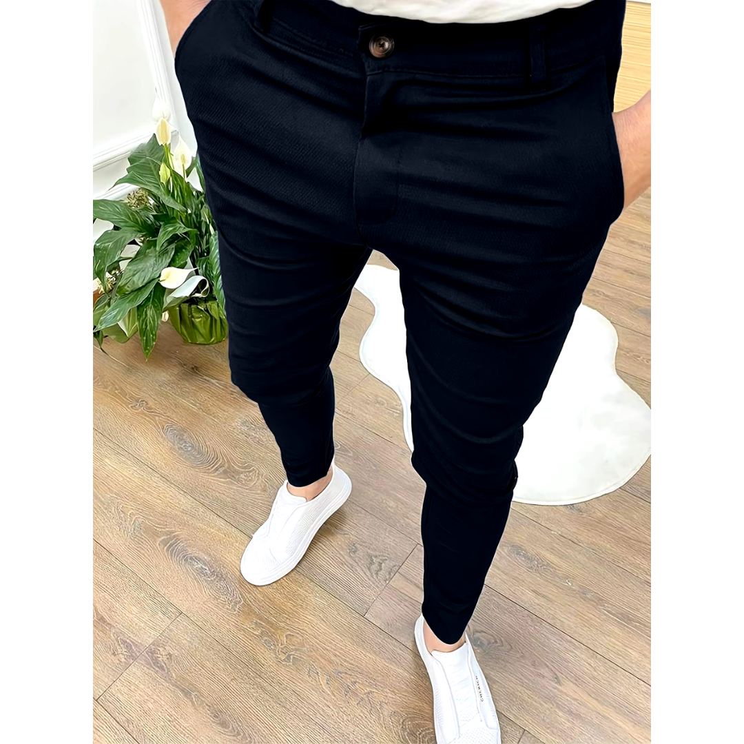 Pantalón de vestir slim fit para hombre